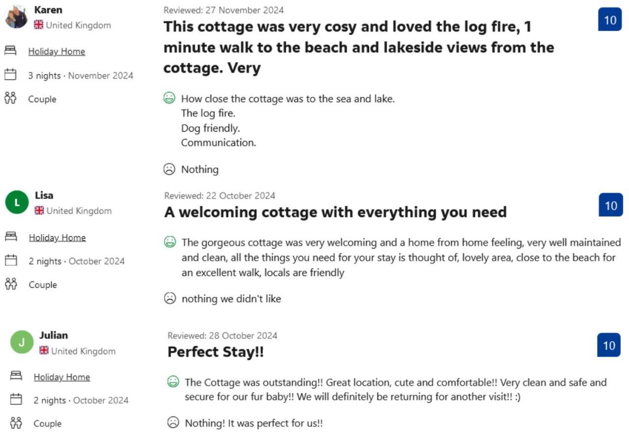 Romantic Lakeside Cottage By The Beach! With Super Cosy Log Burner! The Perfect Escape To Your Home From Home By The Sea! So Relaxing - You Won'T Want To Leave! Pet Friendly! Mablethorpe Esterno foto